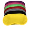 Black Eye Mask Polyester Sponge Soft 4 Layers skugga Tupplur Täck Blindbinds Blackout Sleep Eyeshade Mask för Sleeping Travel Mascaras Para Dormir