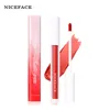 niceface 12色マットリップスティックスーペンシースーパーセクシーな防水液体口紅ベルベットリップグロスリップグロスビューティーピンクレッドリップメイク