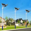 Lampadaire LED lampadaire solaire 30W 50W 100W 200W éclairage public extérieur étanche IP65 avec panneau solaire pour route rue Garde9820714