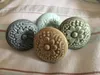 2pcs New Colorful Ceramic Cameo Bas-relief Cabinet Drawer Knob Kitchen Cupboard Door Handle Pull Dia 44mm