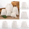 Christmas Canvas Pouch Bags Package Candy Gifts Storage Bags For Wedding Party HH9-2289