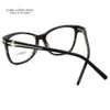 Gros-Mode Français Design Coloré Acétate Lunettes Cadre Lunettes Vin Bleu Noir Cmen Lunettes FVG7093