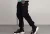 مموهة الهيب هوب KPOP البضائع عارضة السراويل hombre modis pantalones سراويل الشارع street