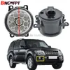 2pcs / pair 미츠비시 Pajero IV 밴 V80 V90 상자 2007-2012에 대 한 라운드 범퍼 12V H11 LED 안개 빛 할로겐 램프를 스타일링하는 높은 밝은 자동차 스타일