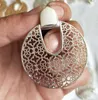 Fashion-New Fashion High Polished Round Filigree Geometric Earrings for Women