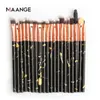 Maange 20pcs高品質多機能化粧ブラシコンシーラーアイシャドウブラシセットツールマキアレス