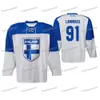 Maglia Finlandia Juho Lammikko Campionato del mondo IIHF 2019 Jussi Olkinuora Miika Koivisto Atte Ohtamaa Jani Hakanpaa Jere Sallinen Pesonen