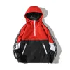 Lettre de style de mode pour hommes de Windbreaker Imprimée de rue Street Wear Hop Hot Vente d'hiver Veste de manteau d'hiver S-4XL