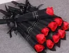 Künstliche Seifenrose mit Bastelpapier-Paketband, romantische Blume für Valentinstag, Hochzeit, Party-Dekoration