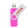 Bulk Pink 10 stks 8 GB OTG USB 2.0 Flash Drive Swivel Thumt Drives Memory Stick Pen Opslag voor Computer Android Smartphone Tablet MacBook