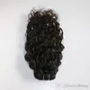 CE Belgeli Brezilyalı Kıvırcık Saç Dokuma 6pcs / lot Virgin İtalya Curl İnsan Saç Dokuma% 100 İşlenmemiş Saç Atkı Doğal Renk Ücretsiz Shippi