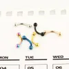 16 Gauge Stainless Steel Eyebrow Rings Anodized Lip Bars Nose Studs lage Tragus Barbell Body Piercing Jewelry3309845