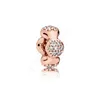 26 أنماط DIY الخرز 50pcs/Lot Pink Rose Gold European Charm Bead Fit Pandora Sarms for Women DIY Jewelry Free