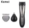 Kemei 3 i 1 Electric Shaver Rechargeble Electric Nose Hair Clipper Professional Beard Razor Machine KM-14075302774