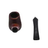 New Classic Wood Pipe Wave Xiangyun Long Handle Flat Nozzle Modeling Tobacco Tool