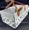 Newborn diaper storage bag felt cosmetic bag factory wholesale toys pouch Multi Storey Felt Reticule Convenient Organizer Foldable Mommy Bab