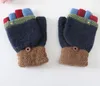 Nuovo arrivo inverno guanti caldi toddlers ragazze ragazzi bambini guanti maglieria patchwork mittens vari coloranti3162256