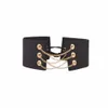 New Arrival Gothic Velvet Leather Choker Naszyjnik Sexy Wrap Tie Up Koronki Chokers Dla Lady Oświadczenie Biżuteria Prezent