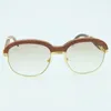 Klasyczne męskie okulary przeciwsłoneczne projektant marki duże drewniane okulary przeciwsłoneczne marka designerka shades men High Quality Party Sunglass6967927