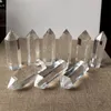 Grande tour de Quartz en cristal clair naturel, pointe de Quartz, baguette d'obélisque en cristal clair, cristal de guérison 85cm 16cm3213314