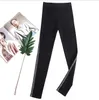 Neue ankunft Mode Frauen Leggings Herbst Casual leggins Warme Winter Streifen Frau sport hosen Dünne hosen