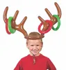 Gonfiabile PVC natale renna antler cappello anello toss divertimento gioco favori natale Natale festa decorazione giocattoli per bambini