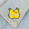 Älskare päron emalj pin cartoon perfekt emblem brosch lapel pin denim jeans väskor skjorta krage roligt frukt smycken gåva till vänner
