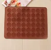 High quality Pastry Tools Large Size 48 Holes Macaron Silicone Baking Mat Cake , Christmas Bakeware, Muffin Mold/decorating Tips Tools