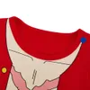 男の子のルフィ面白い衣装ロンパース幼児の幼児半袖コットンジャンプスーツハッピーハロウィーンパーティープレイスーツハロウィーンコスプレコスポコス