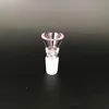 Glass bowl male 14mm 18mm double layers colorful bong accessory cone smoking pipes 2018 latest hookah accessories