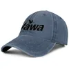 Wawa logotyp svartvitt unisex denim baseball cap golf design dina egna söta trendiga hattar röda florida butik4668630