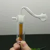 Rökande rör bongs tillverkar handblåst vattenpipa klassisk mini bärbar glaspanna