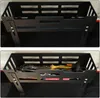 Aço inoxidável Car Trunk multifunções Caixa de armazenamento Organizer Acessórios para Jeep Wrangler JK JL 2007 UP