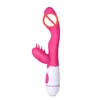 30 hastigheter kanin vibrator vattentät dubbel motorfinger massage g vibratorer erotiska vuxna produkter sex leksaker för kvinnor8471564