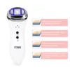 Ultrassonic bipolar LED RF RF Radio Frequency Face Levantando a pele Massager Massager Mini Hifu Anti Wrinkle Pele apertando a máquina