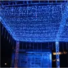 100m 800 LED Christmas Fairy String Light Garland 8 lägen utomhus trädgård uteplats bröllop fest semester ljus ac220v uk eu au plug257w