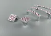 Serie di cristalli di vetro Diamond Pink Maniglie per mobili Pomelli per porte Cassettiere Guardaroba Armadi da cucina Armadio Porta Accesso7271500