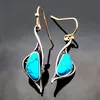 Creative Animal Turquoise Dangle Earring Dames Vintage Turquoise Earring Mode-sieraden voor Gift Party Groothandel Prijs