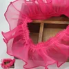 Ruban de garniture de dentelle Tissu plissé 8cm de large bricolage Craft Robe de couture Vêtements de mariage Accessoires fleur