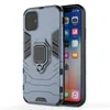 Armor Phone Case Cover Slim Phone Case Back Cover With Invisible Ring Stand f￶r iPhone 14 13 12 Mini 11 Pro Max X Xs Max 7/8