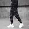 Dropshipping 2019 pantalón de entrenamiento de primavera y verano nueva de bolsillo streamer Harlan pantalones de herramientas elástico de la cintura de los hombres pantalones tácticos