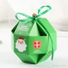 Boîte d'emballage de bonbons de Noël DIY, fête de vacances, bonbons, chocolat, boîte d'emballage créative de Noël, carton cadeau personnalisé, livraison gratuite