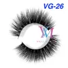 JOVO BEAUTY Supply Echte 3D Mink Wimper Zacht Kriskras Volledige Strip Wimpers 19MM Mink Lash Met Marmer Patroon Verpakkingsdoos Op maat Ey7462543