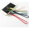 Chegada nova Acessórios Do Telefone Móvel de Silicone Macio Colhedor de Pulso Correntes de Telefonia Móvel Chaveiro Charme Cordas DIY Pendurar Corda Lanyards