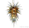 New design large crystal chandelier modern lighting hotel lobby Glass Art LED Lighte Chandelier