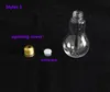 New Bulb Shape Water Bottle 300ml 400ml 500ml LED Lighting Clear Cup Colorfull Lamp Glowing Beverage Juice Milky Bottle Cup Bar Kitchen