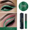 DNM 16 Cor brilhante brilhante Delineador Líquido Hidratante 5ml Silver Glitter impermeável duradoura Eyeliner Creme 192 unidades / lote DHL