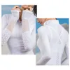 Cute Women Long Sleeve Running Yoga Sports Tops Mesh Workout Top With Thumb Holes White T-Shirt Fitness Running Sport T-Shirts