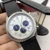 Specjalne Eagle Curtiss Quartz Numerals Hour Marker Funkcjonalne męskie zegarki navitimer zegarek zielony tkanina tkanina