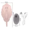 10 Speed Butterfly Wearable Vibrator Invisible Wear Panties Remote Control Perineum Anus Massage Sex Toys for Women Clitoris Stimulator J233